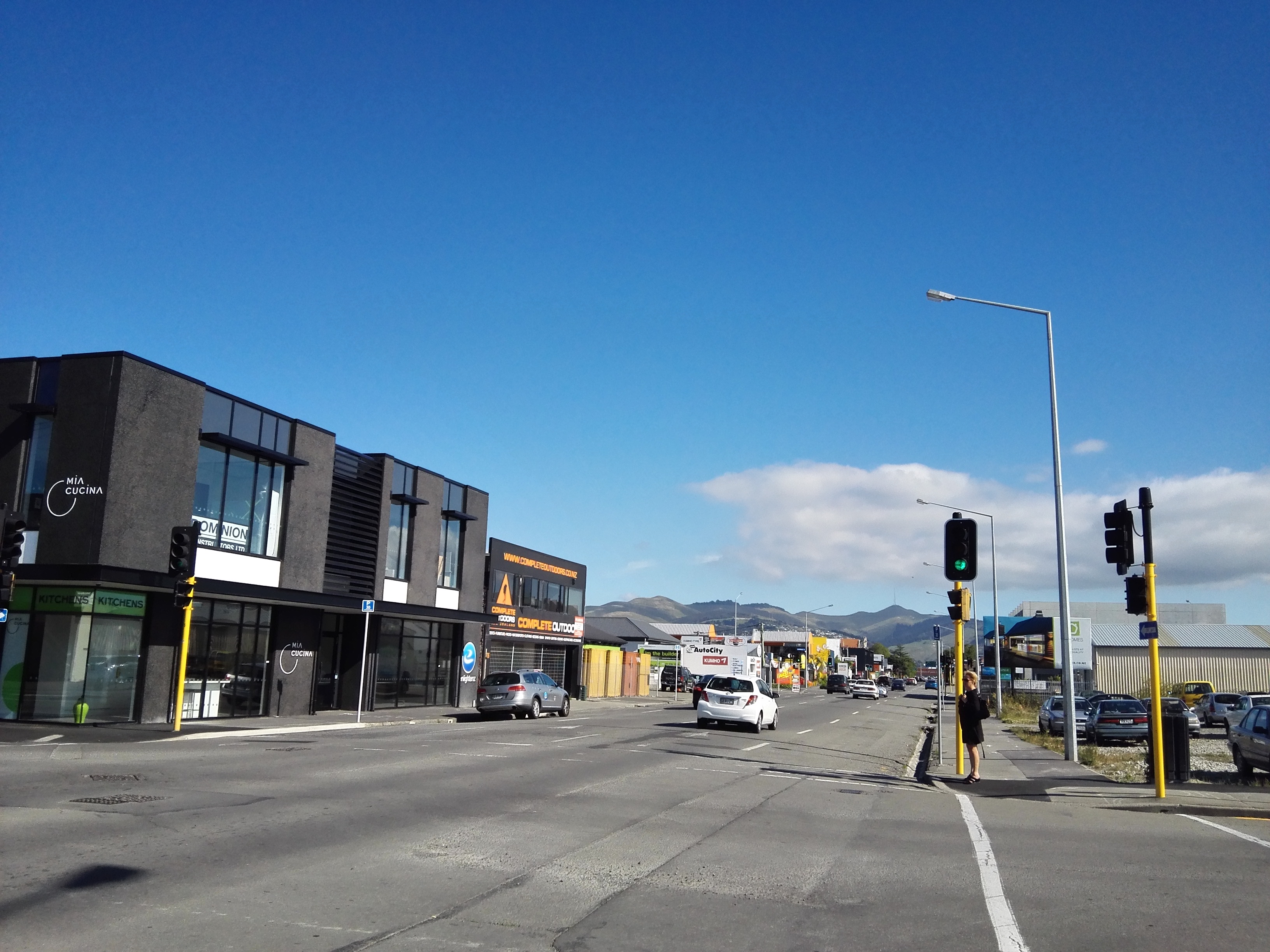 基督城安静的街道